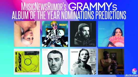 MusicNewsRumor Grammy Album of the Year Nominations Predictions 2019-01